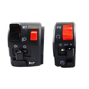 22MM 버튼 신호 회전 안개 라이트 램프 컨트롤러 오토바이 전기 핸들 경적 스위치 시작 모터