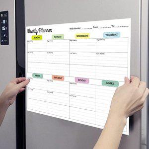 고품질 자석시트지 마그네틱 고무 고무자석화이트보드 초경량 미니화이트보드 냉장고달력 (WFHVYCE)