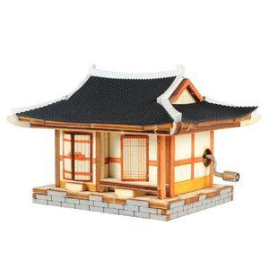 고품질 DIY 조립 오르골 기와집 회전오르골 (WFHVYD9)