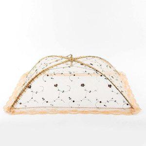 [기타]고품질 식탁 밥상보 꽃자수 벌레방지 보자기 요리 먼지방지 (WFHNA3T)