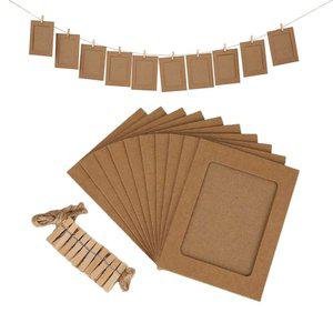 고품질 사진액자 폴라로이드 종이액자 프레임 10P M13130 가랜드종이액자 종이액자만들기 (WFHYAJA)