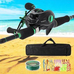 [JHQS0S01_53DF]만능낚시 루어 베이트릴 낚싯대세트 (1.8m)