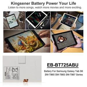 호환 KingSener EB-BT725ABU 배터리, T720 라이트 갤럭시 SM-P610 S6 S5e P615C T725C 탭 삼성 교체 태블릿 7040mAh