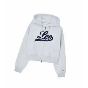 LEE 우먼 유니온 아플리케 후드 집업 라이트 그레이 LE2403HZ61LG 150691