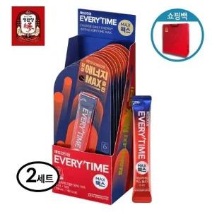 정관장 에브리타임 맥스 10ml 20포 + 쇼핑백 증정 - 인삼농축액 활력 밸런스핏 선물세트