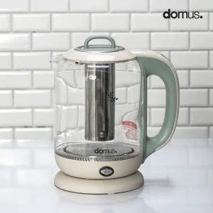 도무스 홈 아이분유 유리보온 티포트 1.7L 전기포트 전기주전자