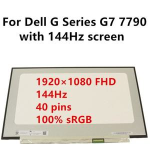 Dell G 시리즈 G7 7790 144Hz 스크린 노트북 LCD 교체 17.3 인치 1920 × 1080 FHD eDP 40 핀  완료