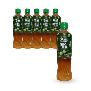 웅진식품 초록매실 500ml x6개/주스 매실음료