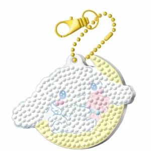 보석 비즈 키링 초콜릿 시나모롤 장식 보석십자수 공예품