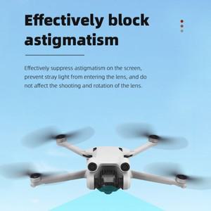렌즈 햇빛가리개 실용적인 후드 커버 DJI Mini 3 Pro용 경량 액세서리 쉬운 설치 제거