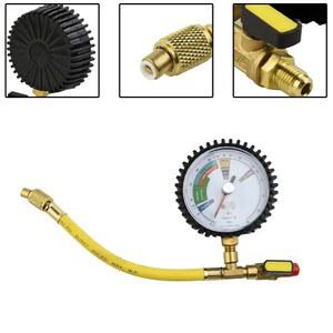 에어컨 질소 압력 테스터 레귤레이터, 자동차 HVAC 게이지 도구 부품, R134a, R22, R407C, R410A 용, 1