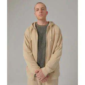 (매장정품) 엘엠씨 LMC WED OG APPLIQUE ZIP UP HOODIE beige 0LM44FHZ112BEG 169714