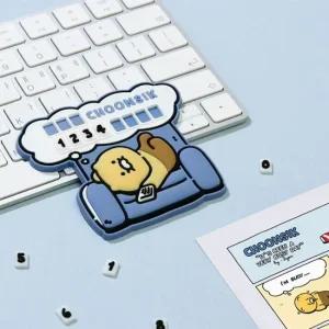 춘식이 납작 주차 번호판 2P 카카오 차량 번호 안내판 자동차번호판 차량용번호판 전화번호판