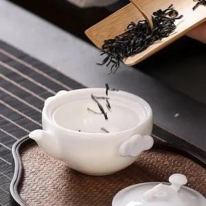 휴대용 다기 찻잔 다도세트 다기세트 여행용 2인 (3KqkD)