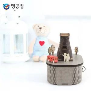 DIY 우드 오르골 회전형 경주 첨성대 만들기 인테리어오르골 예쁜오르골 디자인오르골
