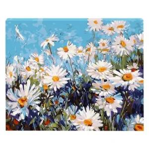 DIY 명화그리기 유화 페인팅 데이지와 하늘 40X50 명화그리기 페인팅 데이지와