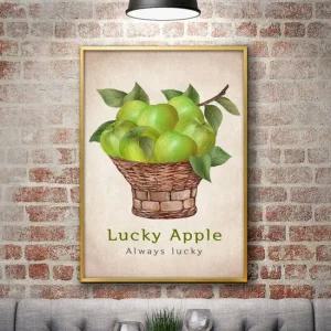 사과그림 액자 A2 3APP6 풍수그림 돈들어오는 풍수그림 풍수인테리어 풍수 부자되는그림