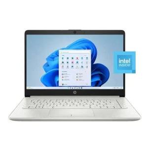 HP New LAPTOP 랩탑 노트북 14 HD Intel 셀러론 N4120 16GB 64GB eMMC Webcam 오피스 365 실버 가벼운 사무