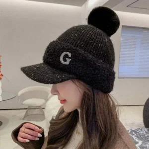 털모자 방한 챙모자 스타일 몽실 스포츠 야외 방울 방