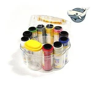 세탁 바늘 실 수납 해바라기 반지함 바느질