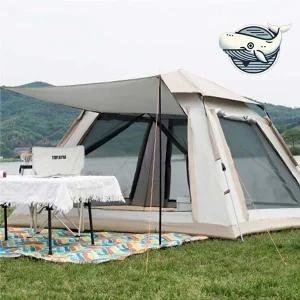 [콩심팥심]자동 원터치 설치 방수 텐트 캠핑 5인용