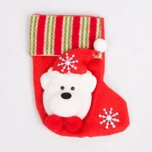 크리스마스 산타 선물 양말 주머니 트리 장식 소품 세트