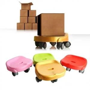 니본 클린체어 5발 청소의자 이동식 만능 좌식의자