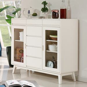 [밀키웨이]해리스 원목도장 와이드 서랍장/장식장/주방