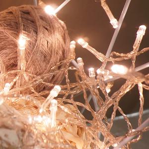 LED 30P/50P/100P 건전지 투명선 웜 전구/크리스마스/조명