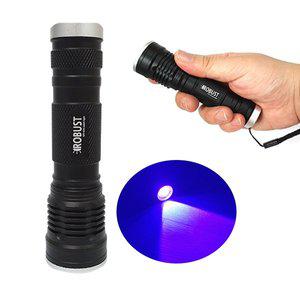 [로버스트]UV-S1미니줌 UV랜턴 UV라이트 블랙라이트 지폐감별 형광물질 고양이소변 탐지 후레쉬 UV램프