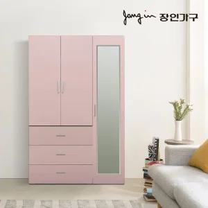 블리스 1200 옷장세트 (800 3단서랍 수납형+400 거울 행거형)