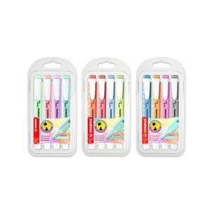 스타빌로 스윙쿨 파스텔 형광펜 4색