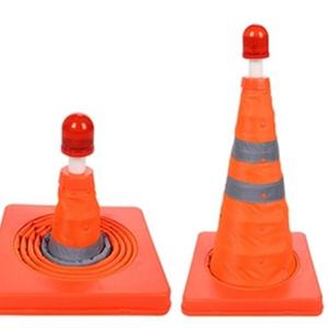 LED 접이식 라바콘 주차금지 꼬깔콘 도로 공사장 휴대용 주차콘 교통사고 안전 중형 대형