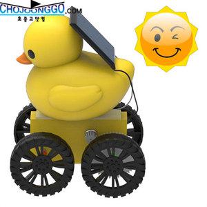 노란 오리 태양광 기어 자동차 /과학실험/태양전지판