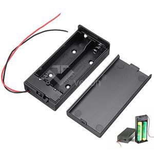 18650 2구 커버 스위치형 배터리 홀더 건전지 케이스