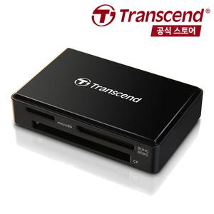 트랜센드 RDF8 USB3.1 멀티 카드리더기 블랙