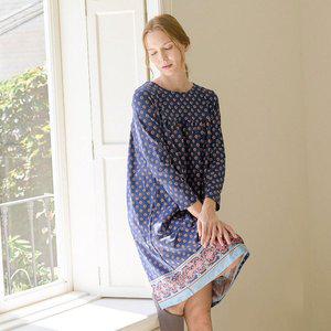 [라페어](김해점) 아라베스크 바실리카 네이비 셔링 원피스 LWOFK498-MN