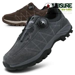 보아시스템 다이얼버튼 천연소가죽 트레킹화 워킹화 하이킹화 경등산화