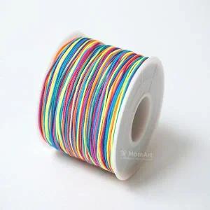 [보리보리/맘아트]맘아트 그라데이션 끈 1롤 100M 0.8mm 목걸이 팔찌 키링 악세사리 재료