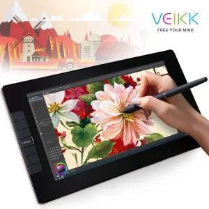 베이크 코리아 VEIKK 23년형 VK1200 V2 액정타블렛 드로잉 펜 판 타블렛 그림그리기 웹툰 펜마우스