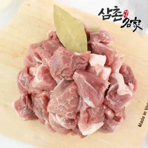 부드러운 육즙의 우리한돈 뒷다리살(찌개용)500g