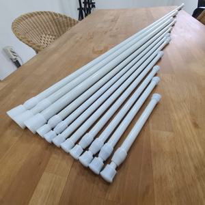 쿠웅 압축봉 커튼봉 길이별 20가지종류 화이트 블랙