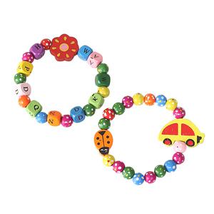 나무비즈 구슬 팔찌만들기 / 재료 우드 핸드메이드 팔찌 세트