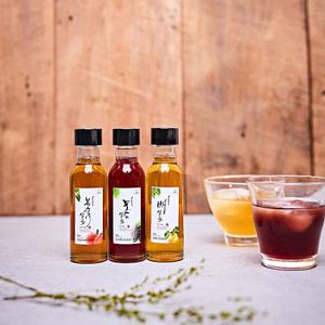 솔티마을 미니어처 발사믹식초세트 75ml-3개 /과일건강초