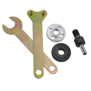 그라인더날 변환 어댑터 드릴 4인치 아답터 5P 광택 연마  전달석 홀더 키트 스패너 전기 전동 스핀들 앵글