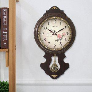 무소음 우드 추벽시계 CHT-311