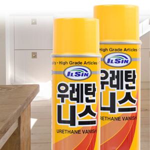 뿌리는우레탄니스 목재용 가구광택제 스프레이 마감용 금속 420ml