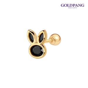 [골드팡] 14k 블랙바니 피어싱