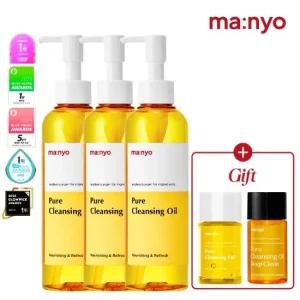 마녀공장 퓨어 클렌징 오일 200ml x3 (+딥클린25ml+퓨어25ml)