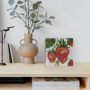 [NS홈쇼핑]풍수인테리어 과일딸기 미니 선물 그림액자15x15+이젤포함[31913119]
